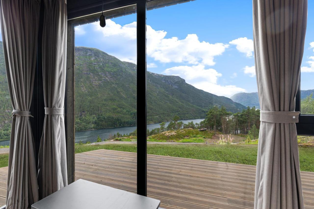 Sogndal Fjordpanorama - Studio Cabins With View エクステリア 写真