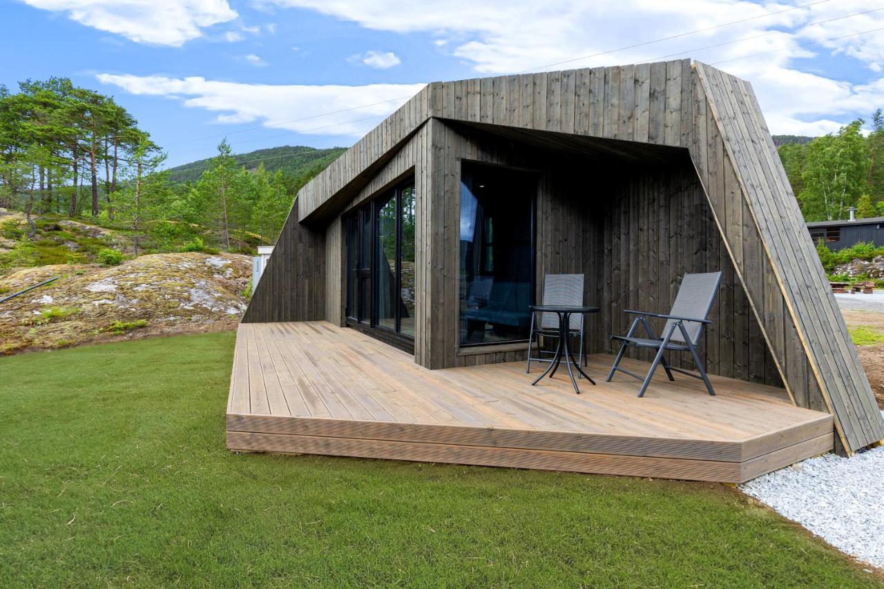 Sogndal Fjordpanorama - Studio Cabins With View エクステリア 写真