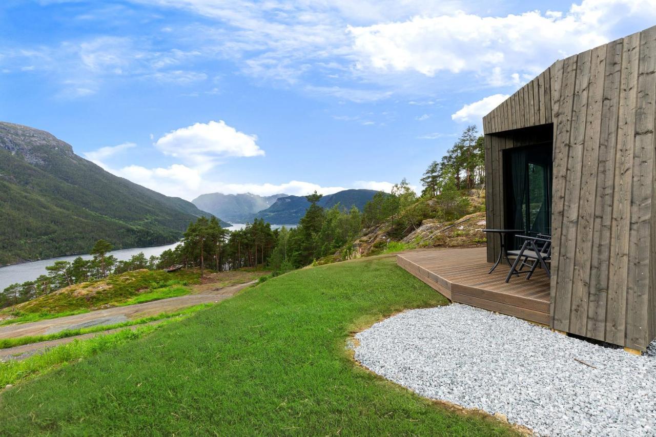 Sogndal Fjordpanorama - Studio Cabins With View エクステリア 写真