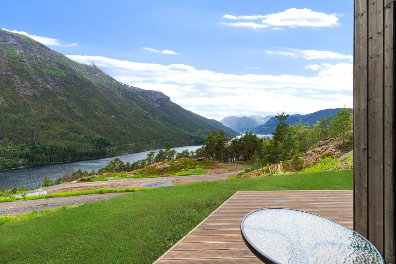 Sogndal Fjordpanorama - Studio Cabins With View エクステリア 写真