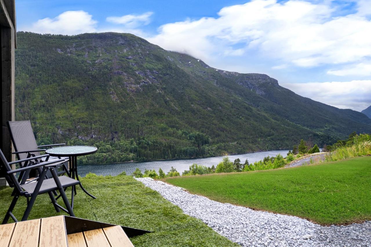 Sogndal Fjordpanorama - Studio Cabins With View エクステリア 写真