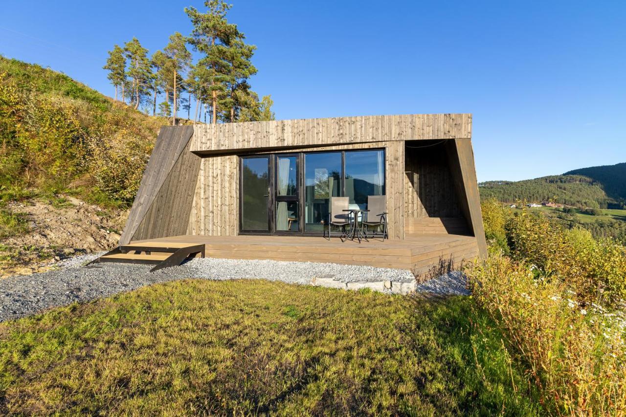 Sogndal Fjordpanorama - Studio Cabins With View エクステリア 写真