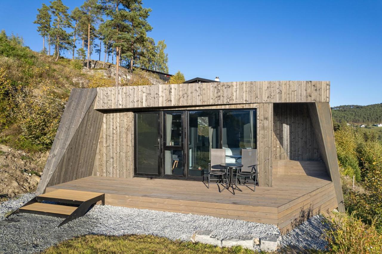 Sogndal Fjordpanorama - Studio Cabins With View エクステリア 写真